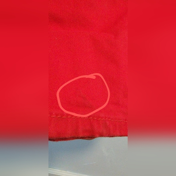 Arganaut Red Ultra Slim Fit Big Tall Ripped Distressed Destroyed Jeans 42 42x32 - Picture 6 of 9